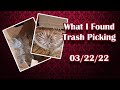Bonus Video || What I Found Trash Picking || 03/22/22