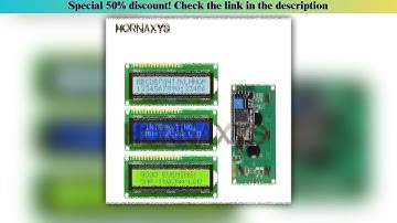 Exclusive LCD1602+I2C Module Blue / Yellow Green Screen 16x2 Character LCD Display PCF8574T PCF8574