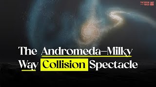 The Andromeda - Milky way collision Spectacle