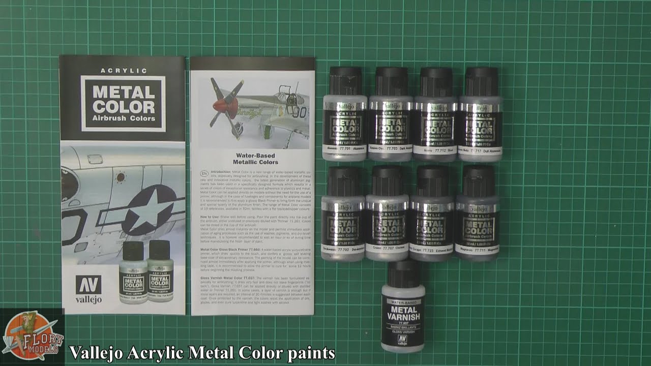 Testing Vallejo Metal Colors - Great Acrylic Metal Paints 