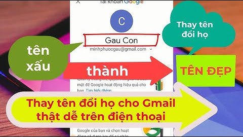 Đổi tên Gmail trên điện thoại thật đơn giản để học online (Thay tên đổi họ cho gmail)| HTCom Channel
