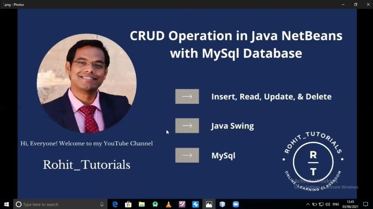 CRUD Operation in Java NetBeans with MySQL Database | Complete Student ...