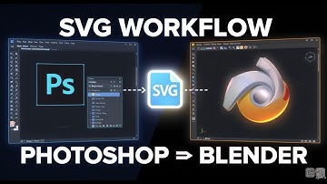 Exporting & Importing SVGs from Photoshop to Blender | Hobbit Door 3D Workflow