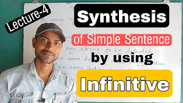 Synthesis of Simple Sentence by using Infinitive