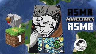 #asmr  #minecraft #pixelart #vangogh 1/3