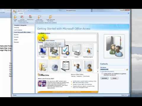access database example