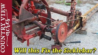 Final Adjustments to the Sicklebar Mower? I hope so.