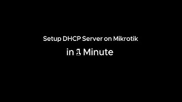 Install DHCP Server on MikroTik in 1 Minute