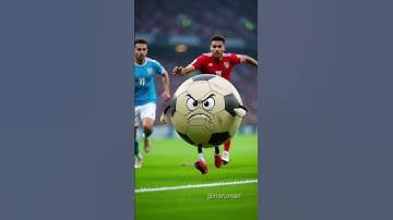 Funny Grok AI Cartoon Football 😱 |Soccer Ball With Face Escapes Player | Hilarious 3D Animation 2025