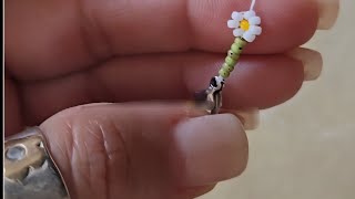 DIY Beaded Bracelet Tutorial 🤍💛🤍 Easy #seedbead Daisy Chain Bracelets 🤍💛🤍