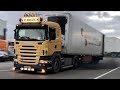 SCANIA R580 V8 - gebr. vd broek - loud open pipe sound!