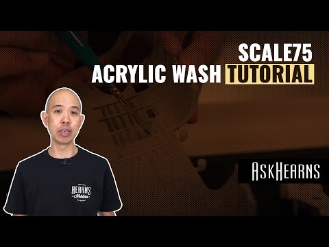 Scale75 | How to Make Acrylic Wash Tutorial | #askHearns