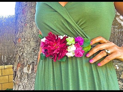 Video: Cómo Coser Un Cinturón Con Una Flor