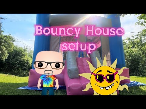 How to setup a bouncy house, Cloud 9 Bouncy House setup.