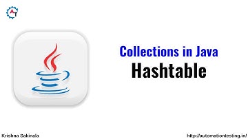 Hashtable in Java | Java Collections | Java Collection Framework | Java Tutorial For Beginners