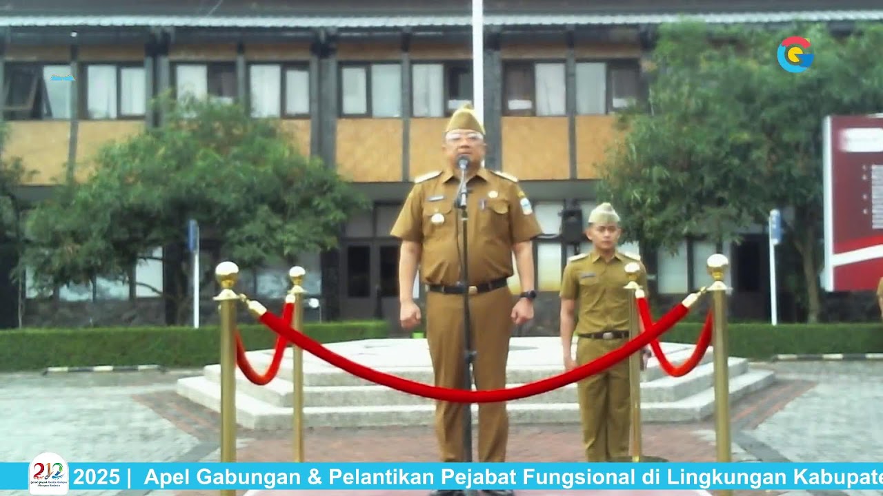 Apel Gabungan Di Lingkungan Pemerintah Kabupaten Garut, Senin 24 Maret 2025