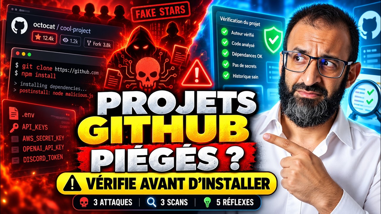 Repo GitHub piégé : comment le repérer avant git clone et npm install 🔒 ...