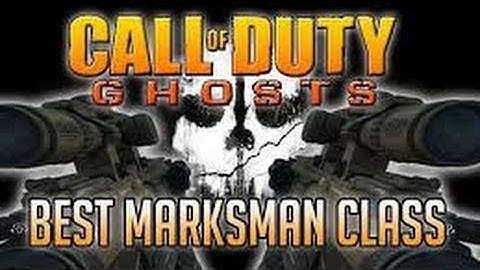 Call of Duty: Ghost BEST MARKSMAN RIFLE CLASS SETUP! SpAcE cAtS!