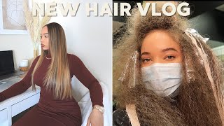 COME TO THE SALON WITH ME | Getting Highlights & A Trim w/ ManebyFatmata + Q&A | Ana Luisa