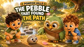 The Pebble That Found the Path 🌸 | One Step at a Time | Pompom Hills