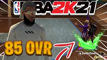 I BROUGHT MY 85 OVR 2 WAY SLASHER LOCKDOWN BUILD TO THE COMP STAGE in NBA 2K21! WITH NO BADGES