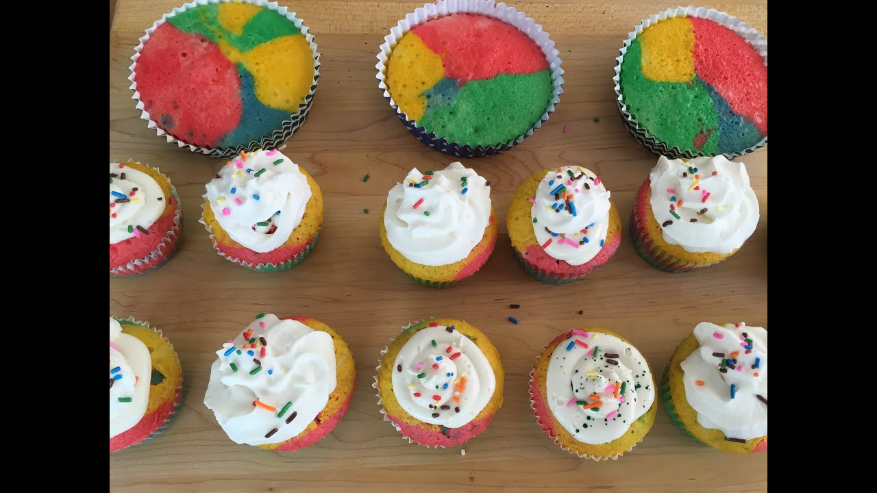 CONFETTI CUPCAKES YouTube