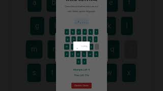 WORD SURVIVAL GAME screenshot 1