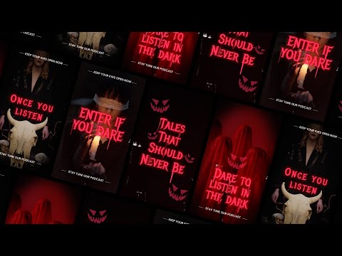 Creepy Stories Podcast Intro, a Social Media Template by Loin Studio (Thumbnail 2 of 2)