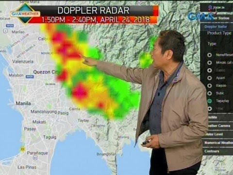24 Oras Thunderstorm naranasan sa ilang bahagi ng Metro Manila at karatig probinsiya kanina