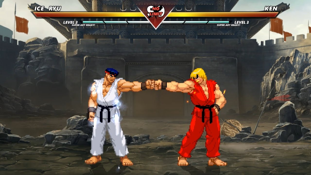 Ken Fire ICE RYU vs FIRE KEN - The most epic fight ever made! - YouTube
