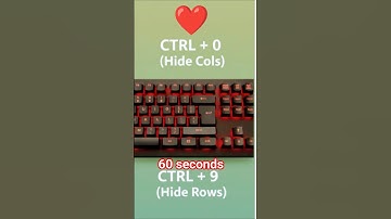 Excel Numerieke Snelkoppeling #shorts #shortsforgoals