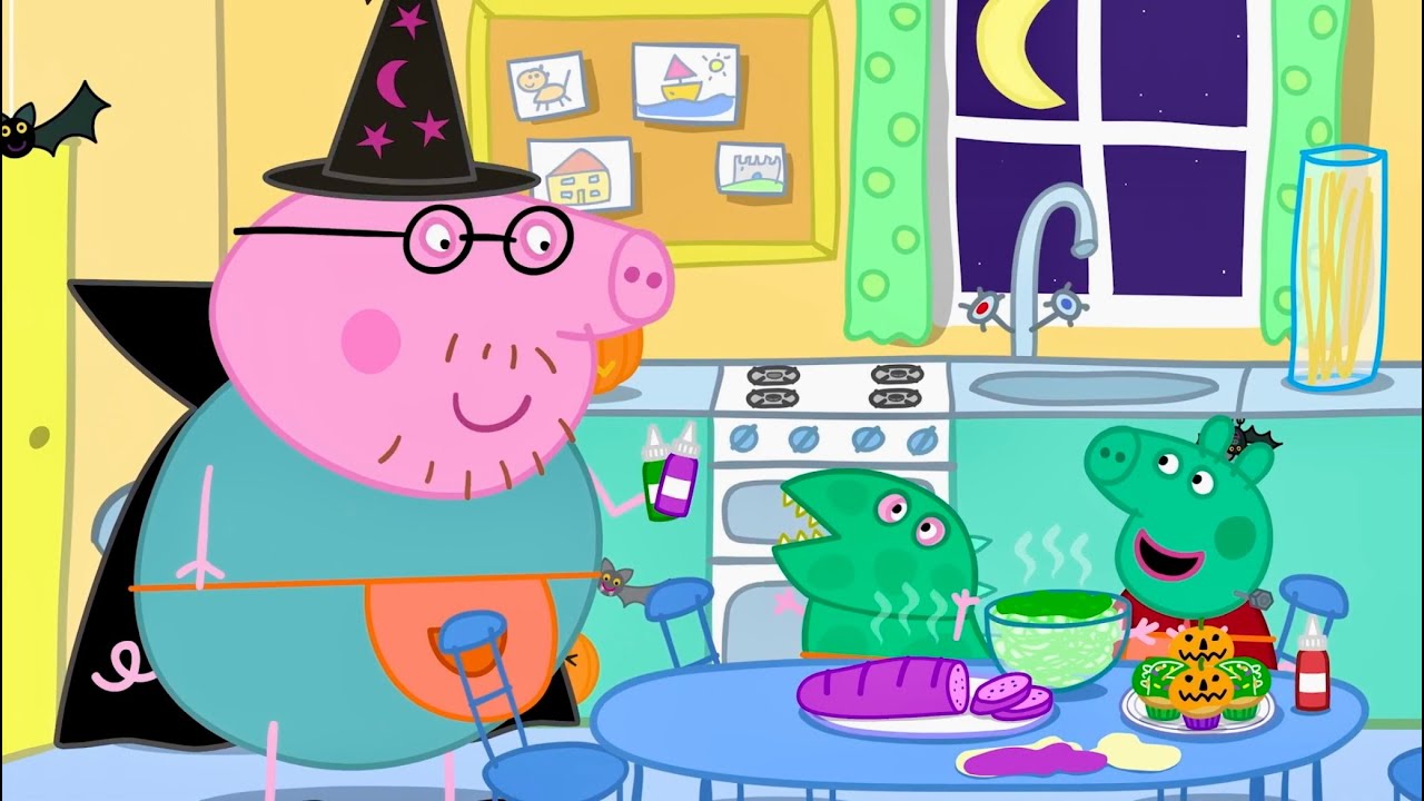 Contos da Peppa Pig: Vamos la! Doces e fantasias de Halloween! 🎃 Desenhos Animados Para Bebês