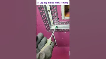 Hướng dẫn các bước thi công đèn led âm trần #dotaka #led #đènled