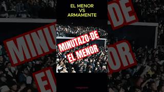 MINUTAZO de EL MENOR vs ARMAMENTE 🔥 #batallarap #freestyle #fmsworldseries #elmenor #rapimprovisado