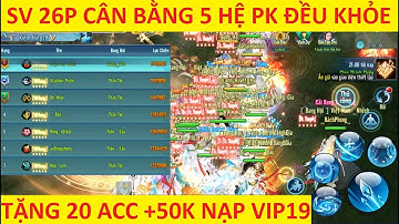 VLTK Mobile Lậu Cày cuốc cân bằng sức mạnh các phái PK cực Khỏe - Tặng 20 Acc VIP | VLTT