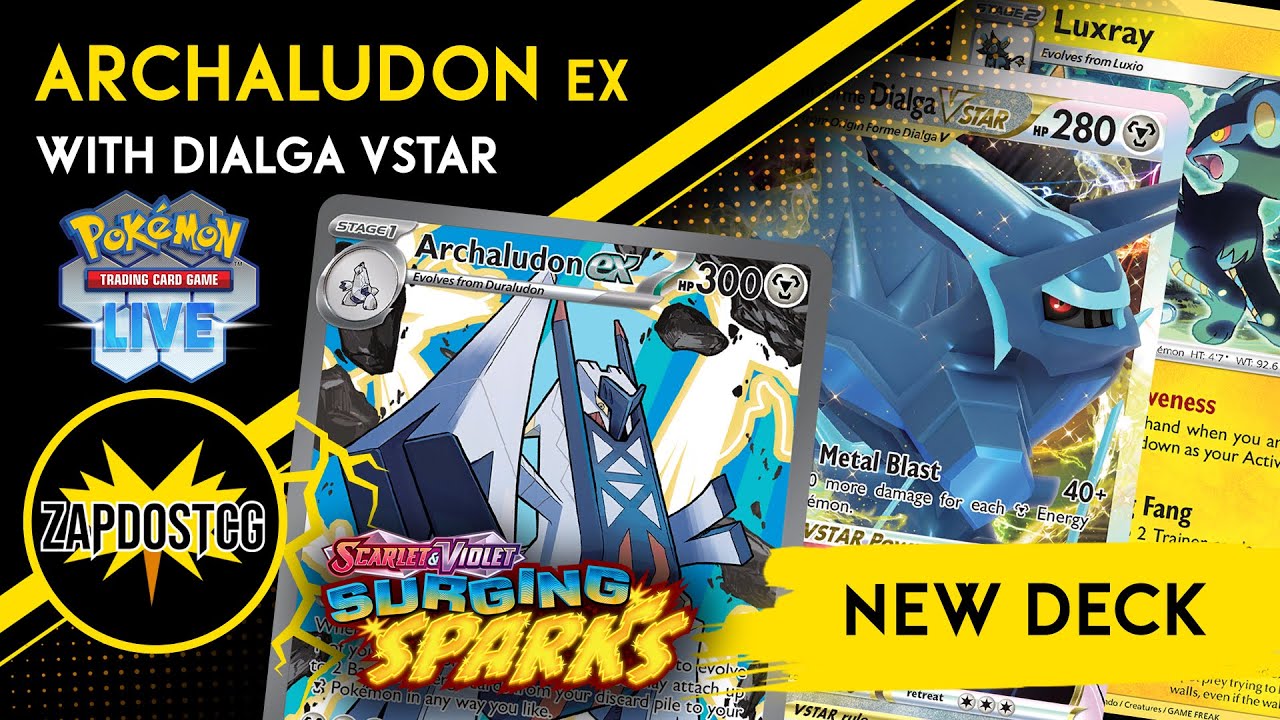 New Archaludon ex Deck From Surging Sparks - Is It Good? (Pokemon TCG ...