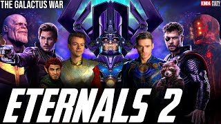 Galactus & Thanos Revealed as Villains of Eternals 2 + Eros the Cosmic Avenger VS Arishem in Sequel