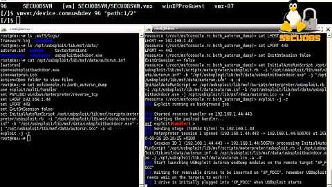 usbsploit.rb 0.2 in Metasploit, both USB Autorun & files durmping attacks through Meterpreter