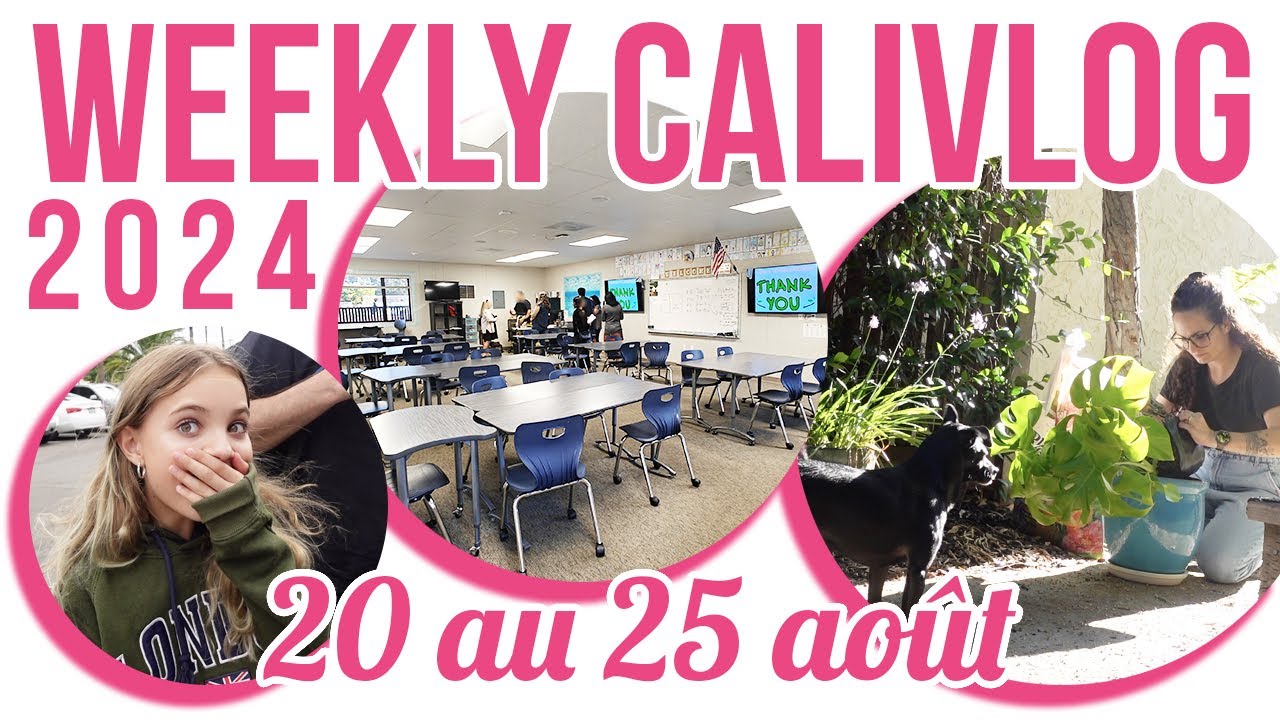 [NYCYLA CALIVLOG] BACK TO SCHOOL NIGHT + ENCORE UNE SURPRISE POUR LANA 🏫
