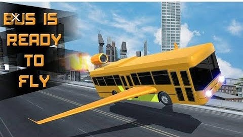 Flying School Bus Transform Robot Games - Driving Buses | Android Gameplay