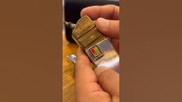 Bật lửa cổ của Pháp: Độc đáo bình xăng lỏng như ô tô #zippo