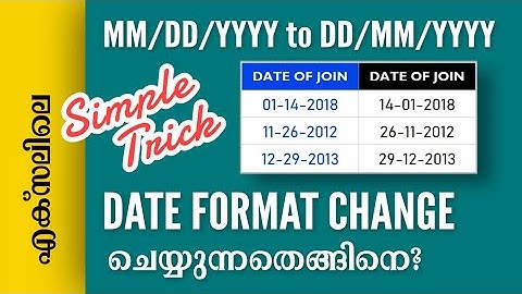 Unable to Change Date Format in Excel ? You need to watch this | Microsoft Excel Tutorial |