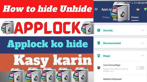 applock hide to unhide||app lock kaise kare||app lock hide app #applock #hide #best #how #Abrar#100