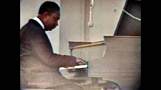 Otis Spann - live at Newport [Colourised] 1960