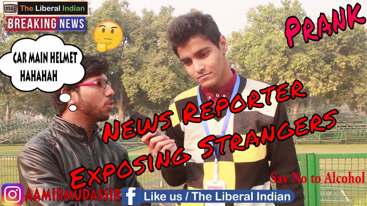 NEWS REPORTER EXPOSING DRUNK PUBLIC AT INDIA GATE | Filmy Ladka