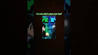 scrie in comentarii ce nota dai la piesa bye bye?