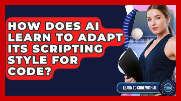 How Does AI Learn To Adapt Its Scripting Style For Code? - Learning To Code With AI