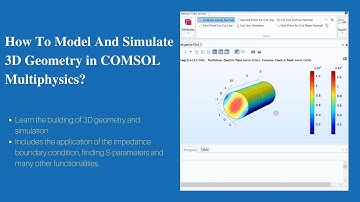 How To Model And Simulate 3D Geometry? | COMSOL Multiphysics Tutorial-2