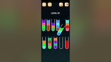 Color Sort Puzzle Level 97 Walkthrough Solution iOS/Android
