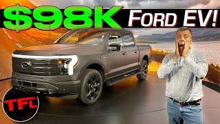 Would You Pay $98K For This New 2024 Ford F-150 Lightning Platinum Black Edition? I Go Hands-On!